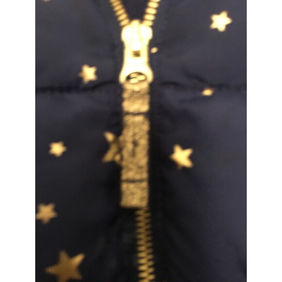 Old Navy Frost Free Girls Star Pattern Full Zip Puffer Coat Jacket Size XS - Picture 2 of 10